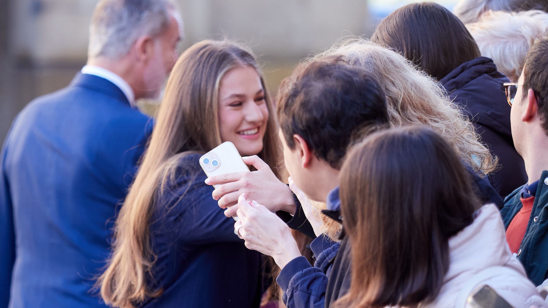 Primera salida pública de la princesa Leonor tras su ingreso en la Academia General del Aire y del Espacio de San Javier