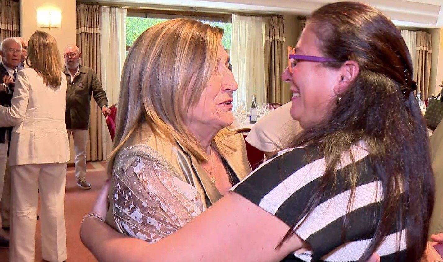 Rosa Fontaiña en el homenaje organizado en Vigo en su despedida