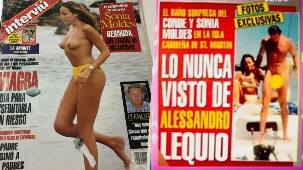 Sonia Moldes y Alessandro Lequio pillados por la revista Interviú