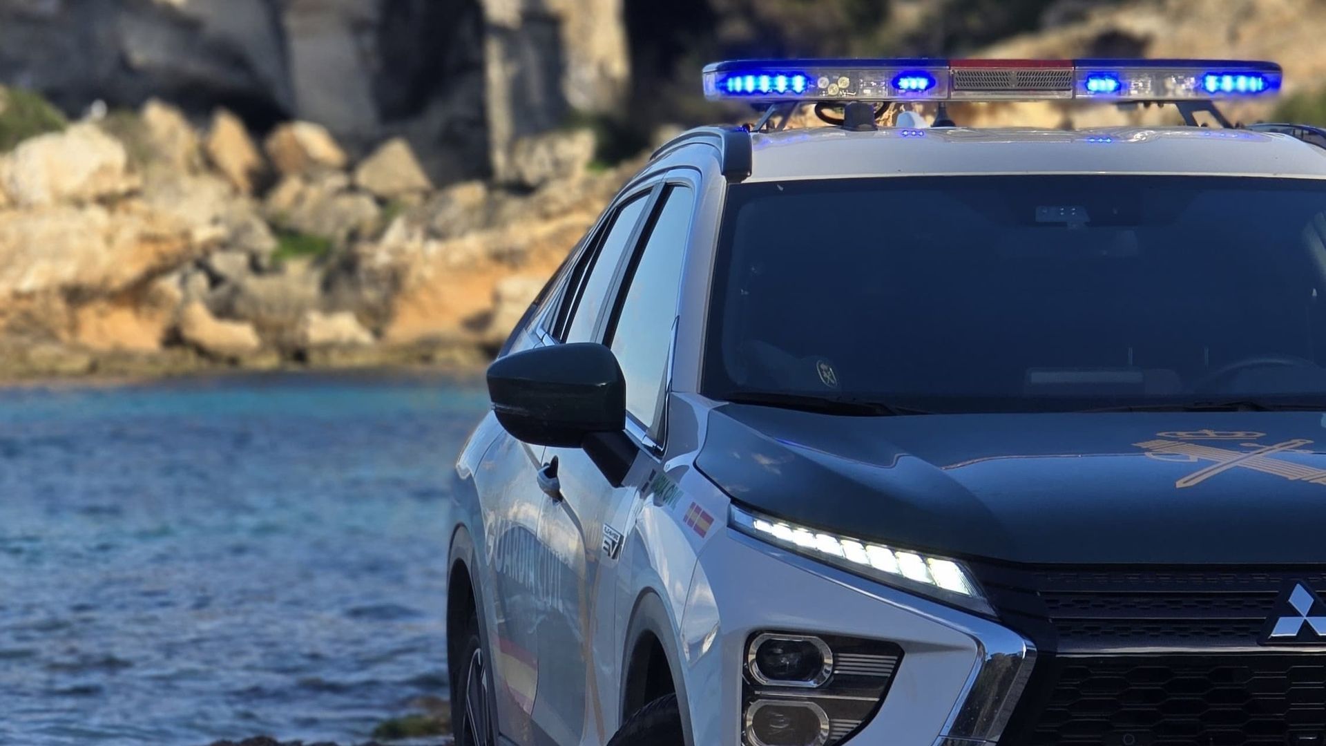 Un coche de la Guardia Civil