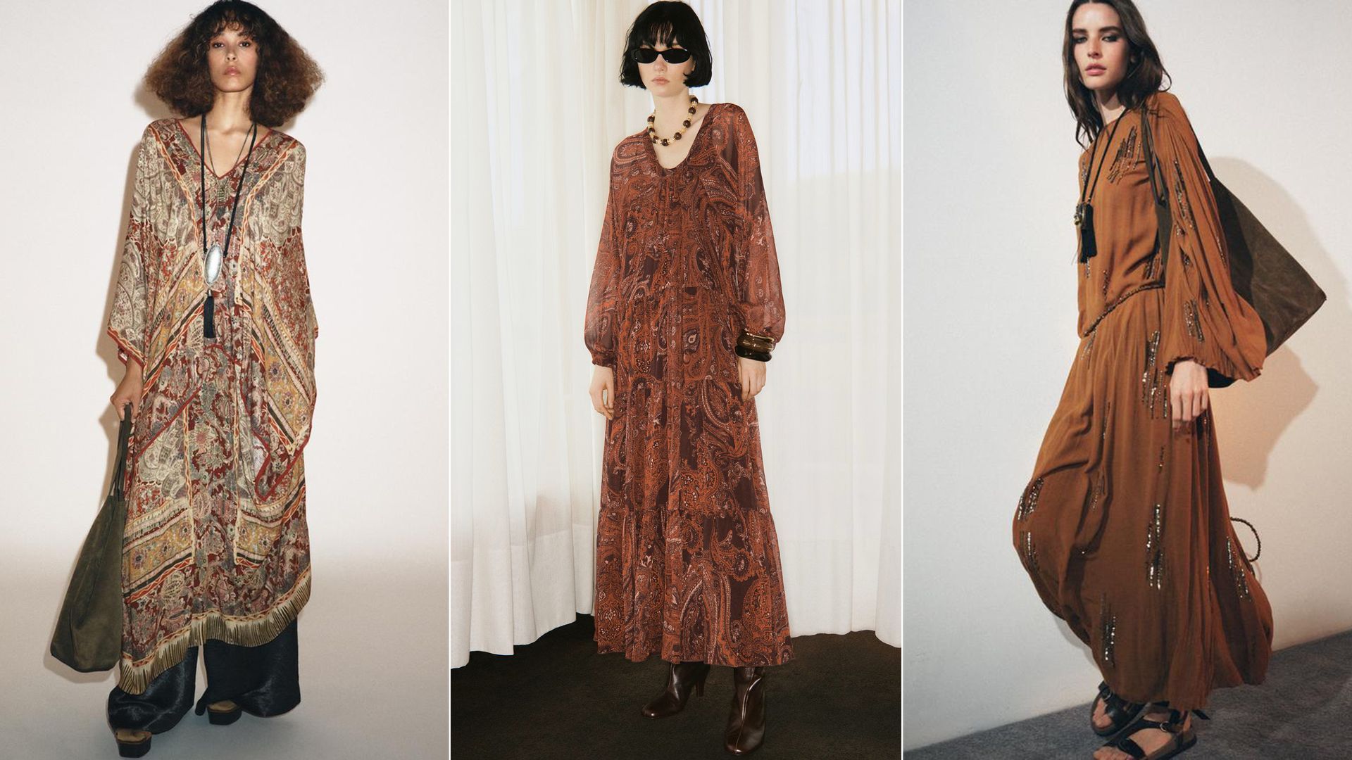 Vestidos boho de otoño invierno