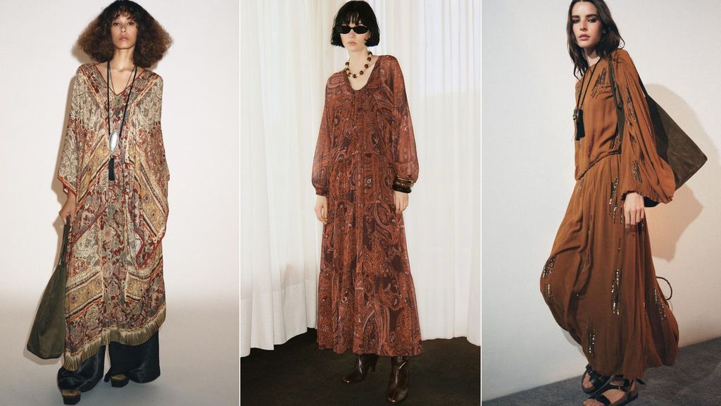 Vestidos boho de otoño invierno