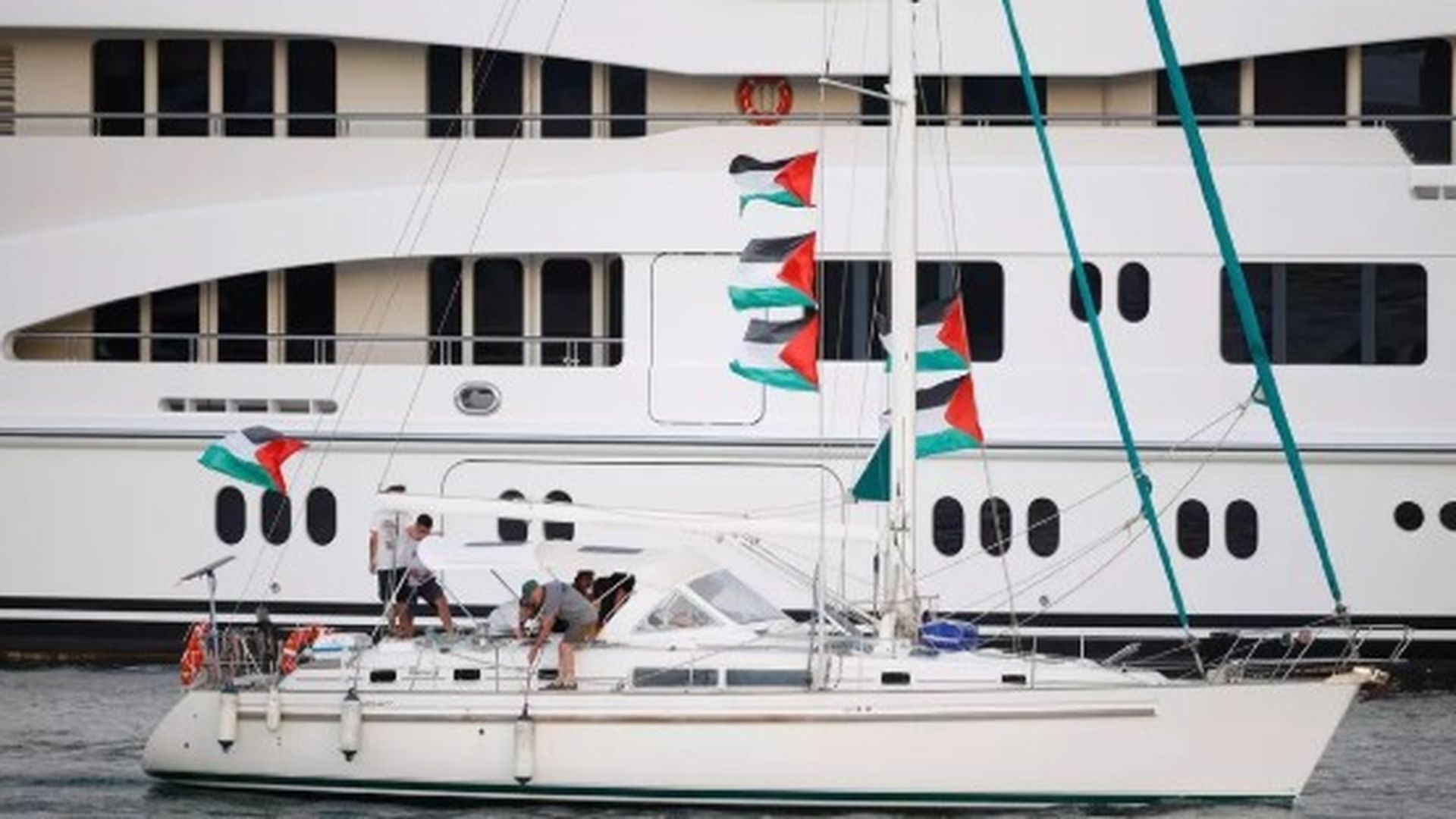 La Flotilla que viaja hacia Gaza informa de entrará en la "zona de alto riesgo" dentro de dos días