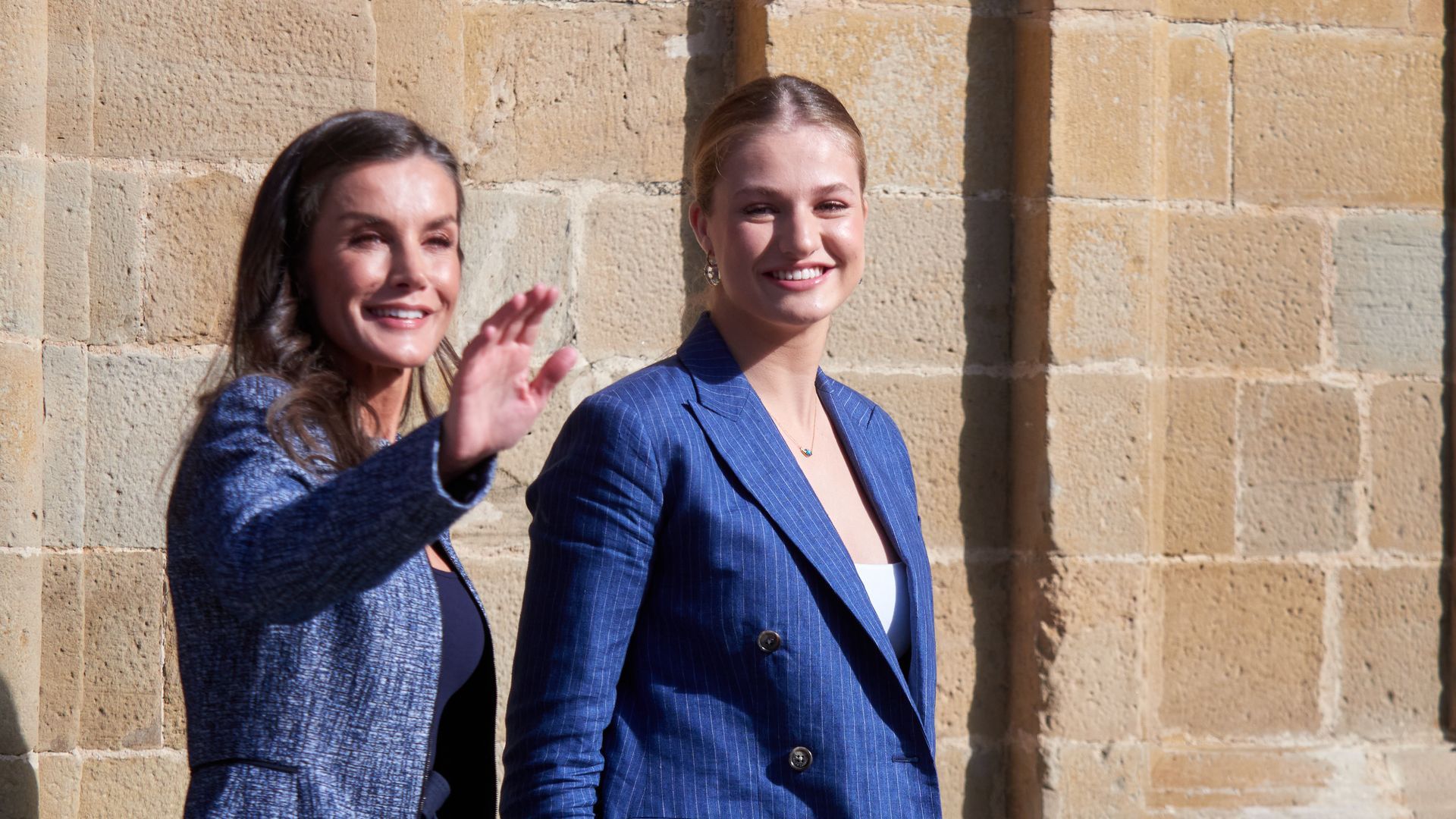 Leonor y Letizia, en su visita a Navarra