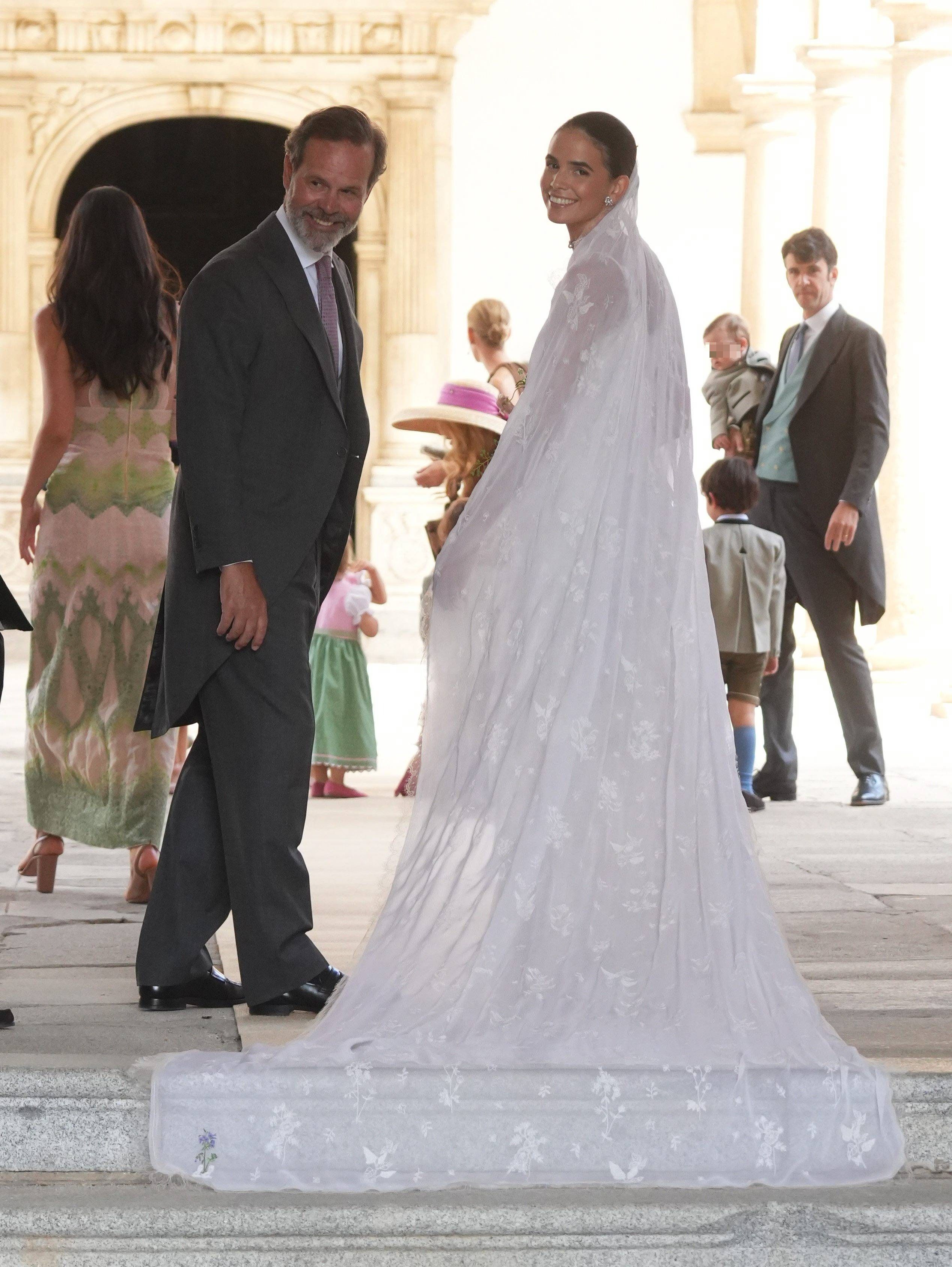 Lucía Entrecanales con su padre, Juan Ignacio Entrecanales