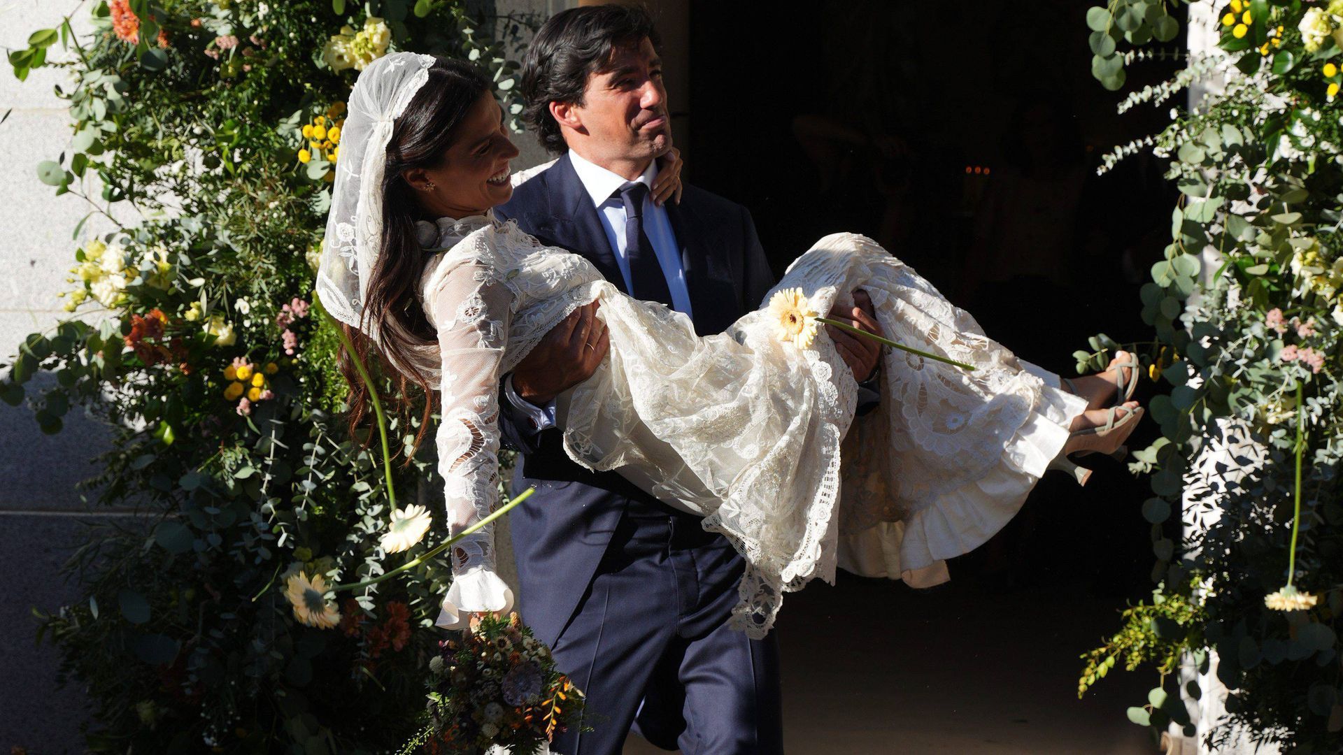 Wedding of Jose Maria Martinez-Bordiu y Cubas and Andrea Garcia in Madrid, Friday, September 26, 202
