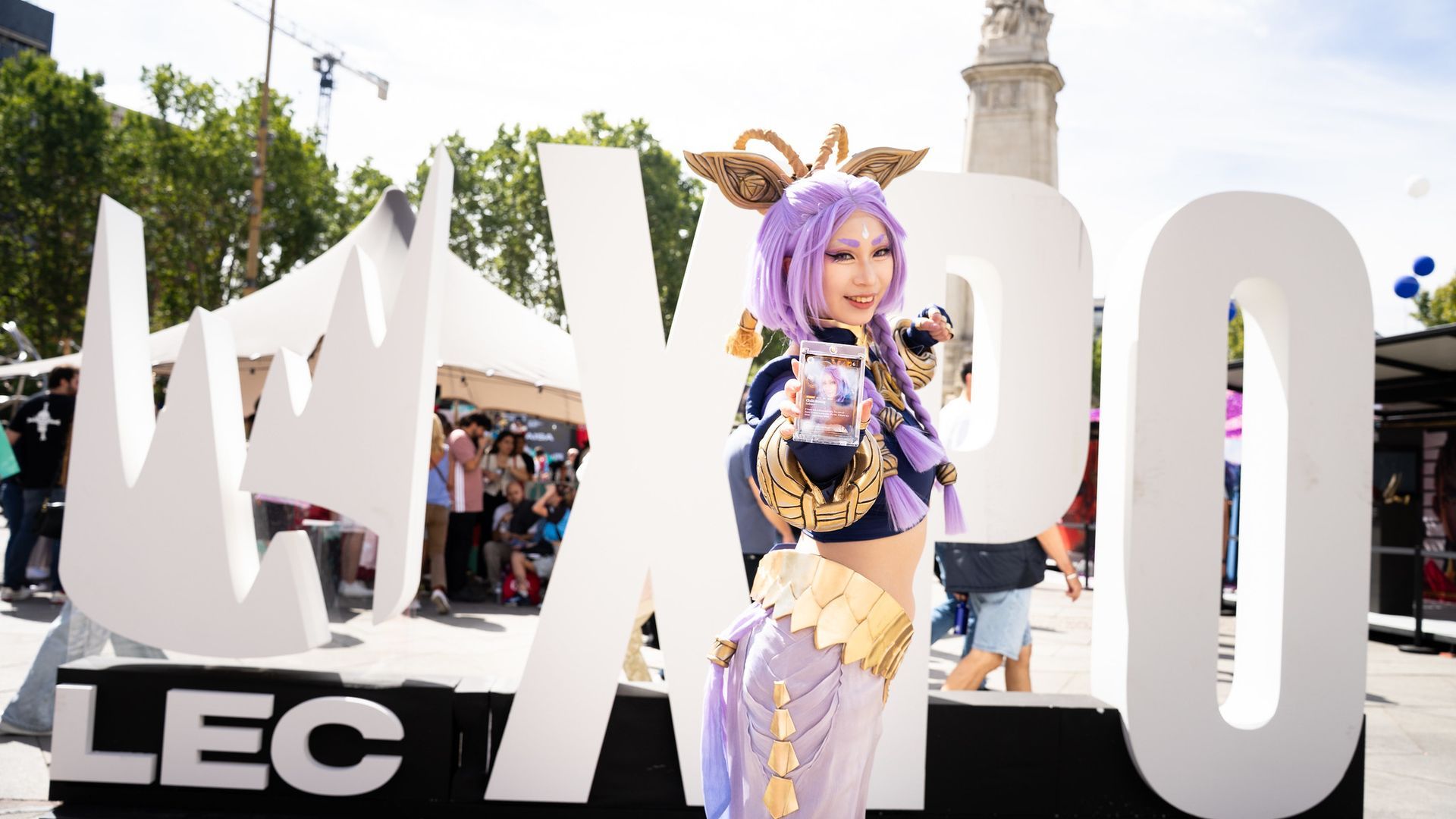 Concurso de cosplay en la LEC XPO de Madrid