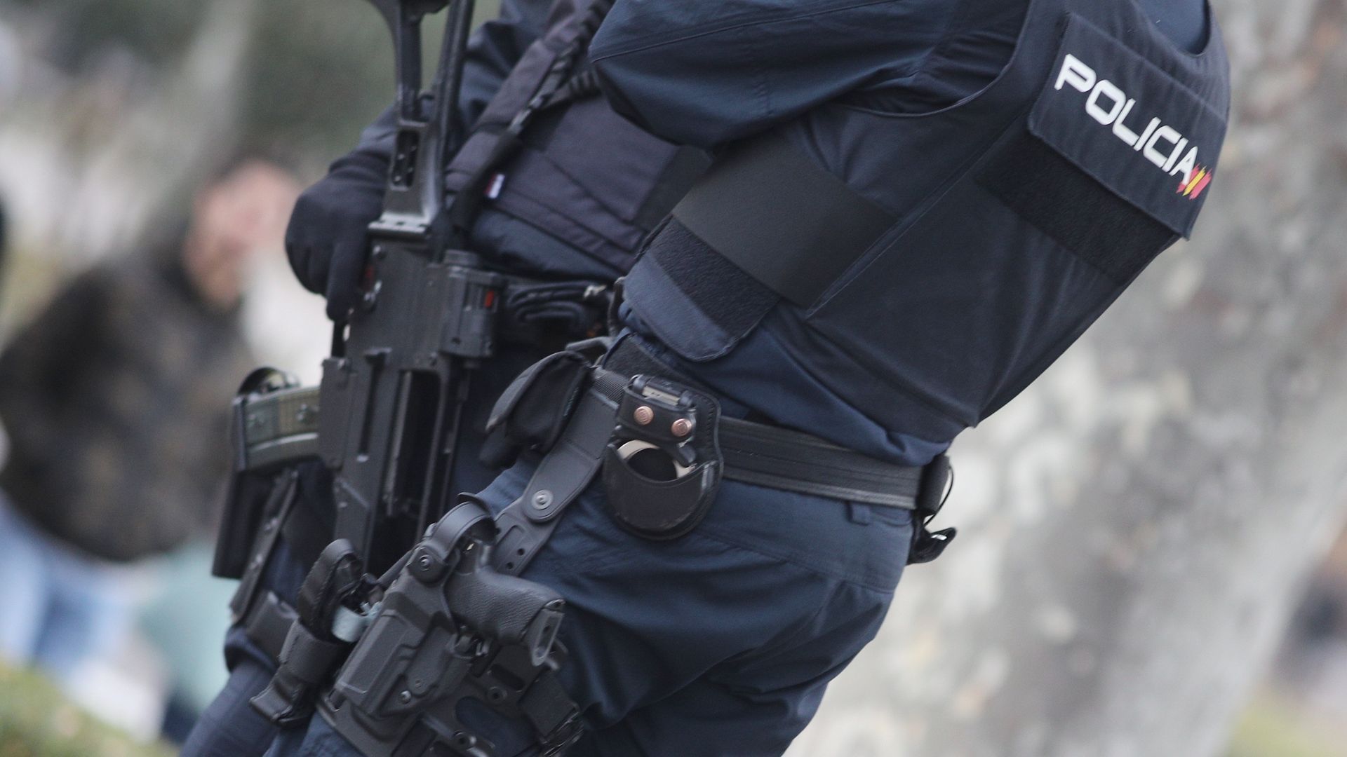 Dos agentes de la Policía Nacional en una imagen de archivo