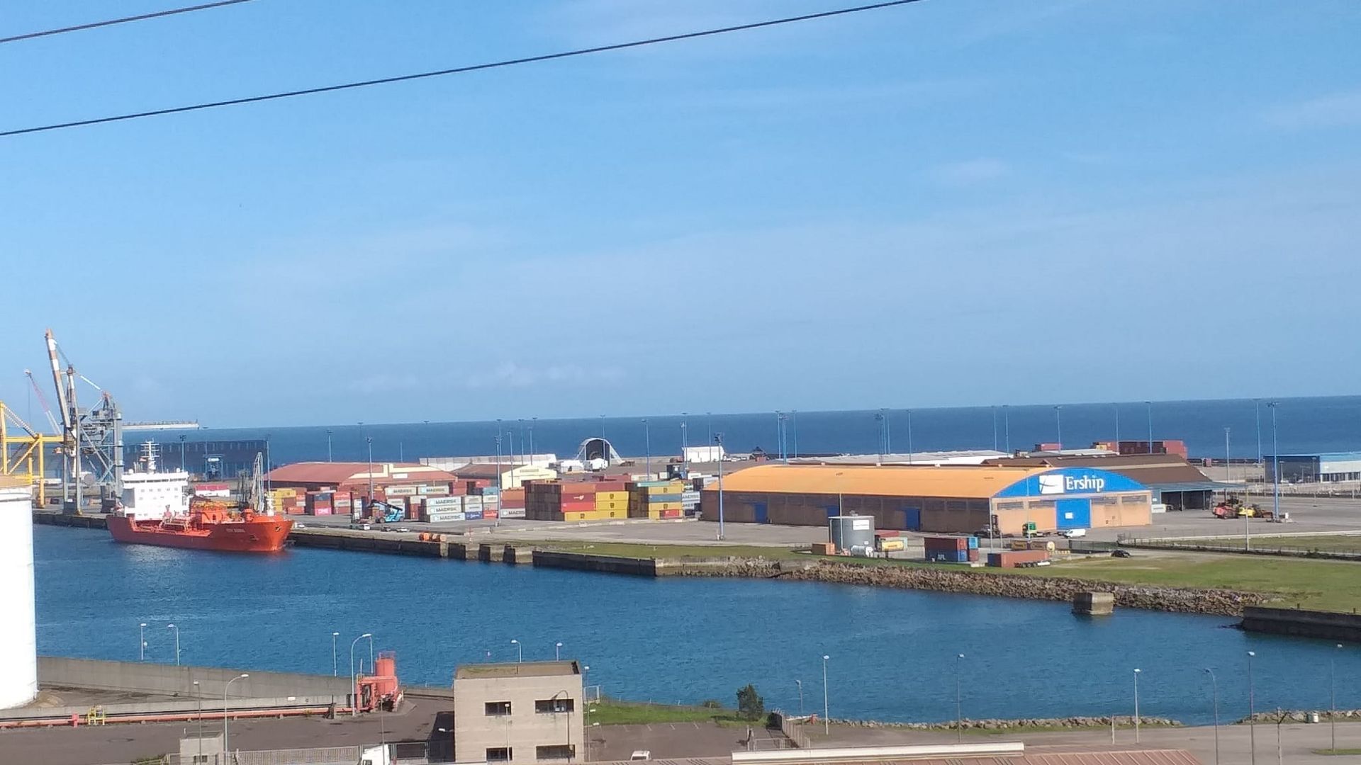 Puerto de El Musel, en Gijón