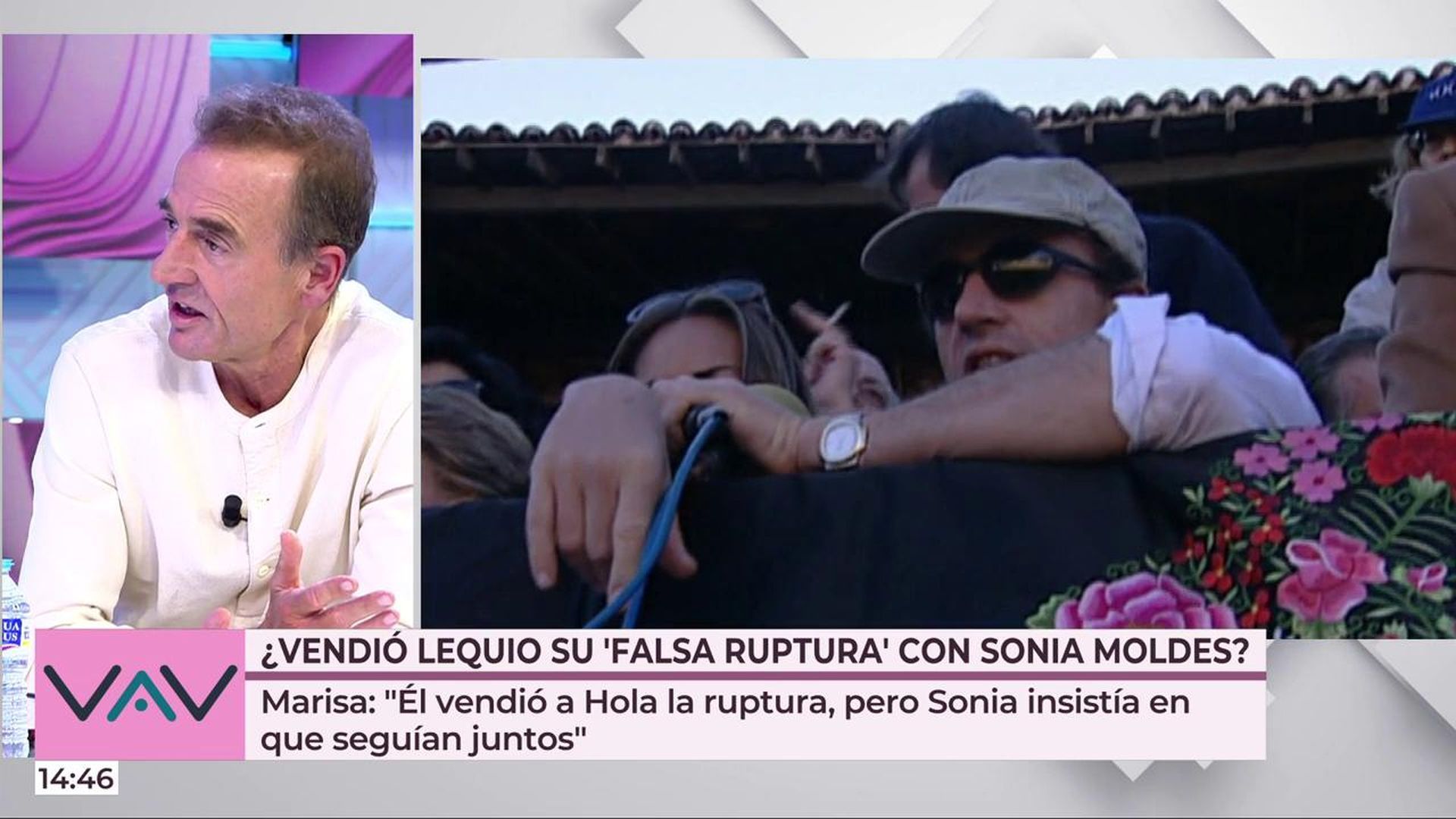 Alexandro Lequio confirma que mintió a la revista ¡Hola! sobre Sonia Moldes: “Sí, pero me siguieron sacando en portada”