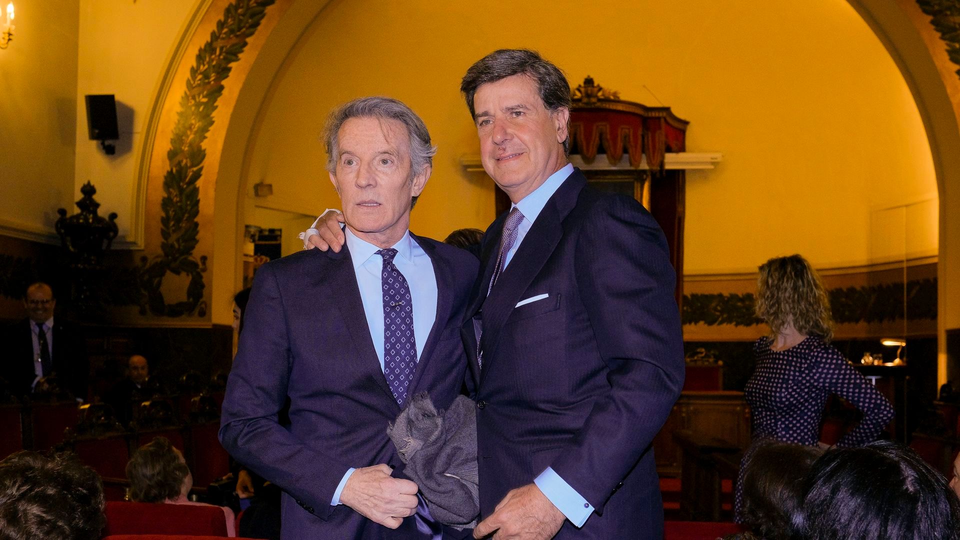 Alfonso Díez junto a Cayetano Martínez de Irujo