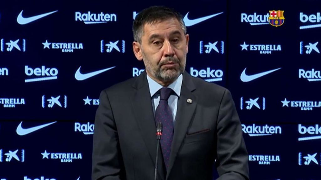 Bartomeu, en rueda de prensa.