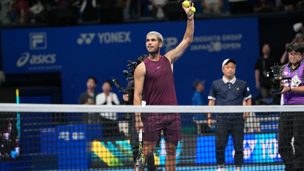 Carlos Alcaraz, a la final del Torneo de Tokio tras vencer a Casper Ruud
