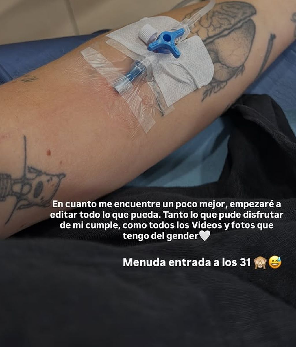 Danna Ponce, en el hospital