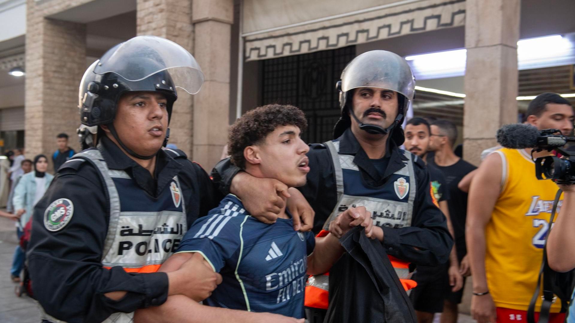 Detenidos tras las protestas en Marruecos