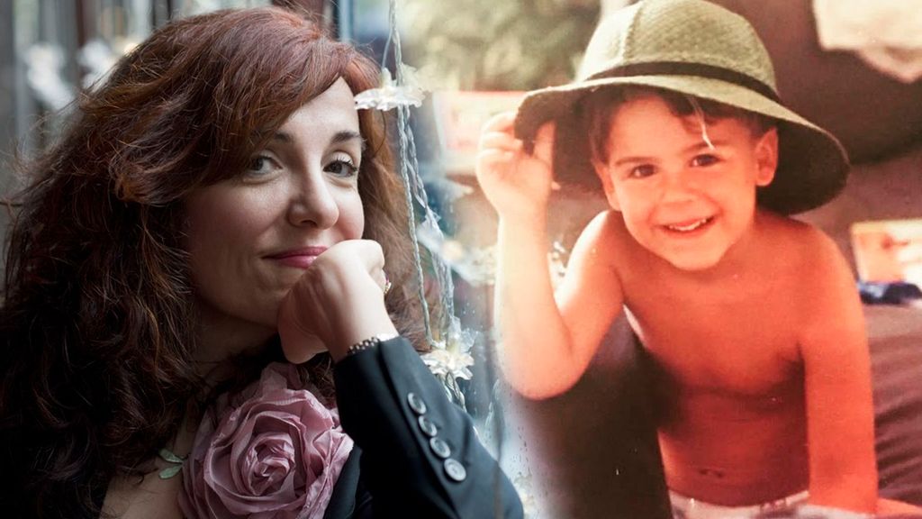 Elvira Lindo y su hijo Miguel