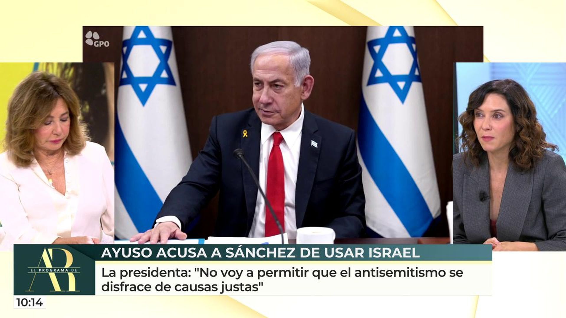 Isabel Ayuso, sobre el conflicto de Gaza: “Todo el mundo sabe de todo, esto es como cuando corría Fernando Alonso y todos sabíamos de ruedas”