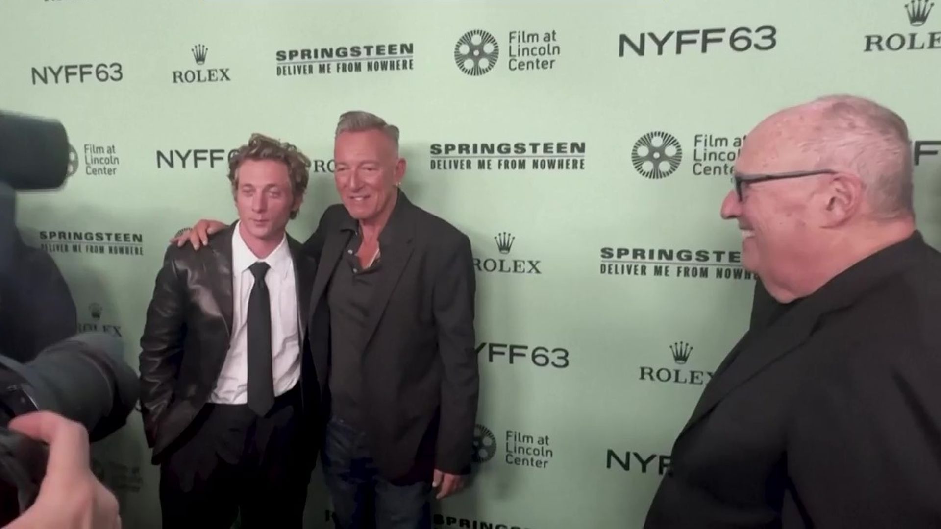 El encuentro entre Bruce Springsteen y Jeremy Allen White, antes del estreno de su biopic: "Has hecho la mejor versión de mí mismo"
