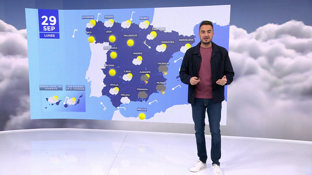 La borrasca extratropical Gabrielle ha provocado que la activación del aviso rojo en Tarragona, Castellón y Valencia