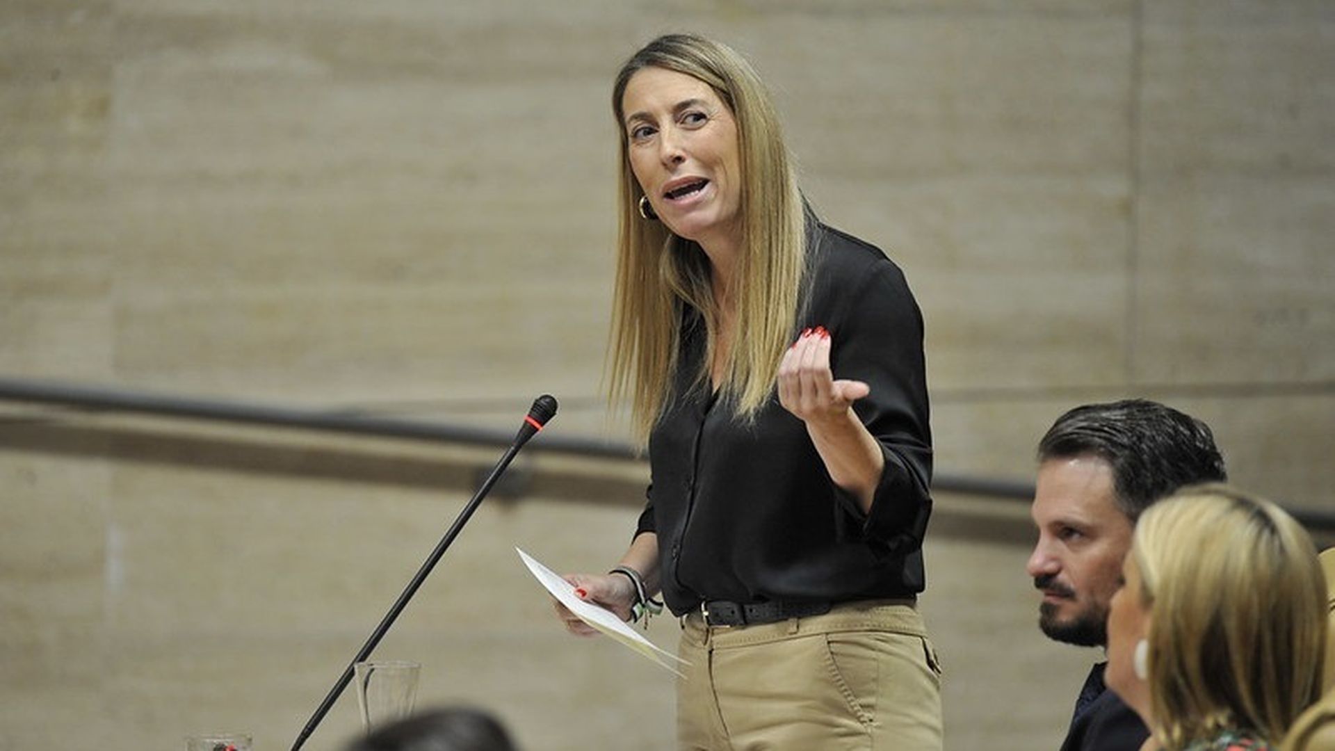 La presidenta de Extremadura, María Guardiola