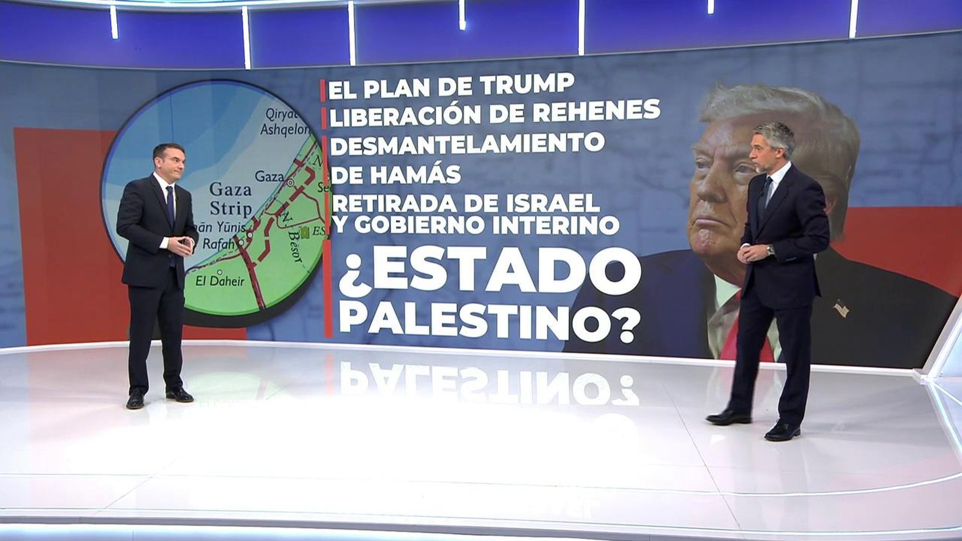 Los 20 puntos del plan de paz para Gaza