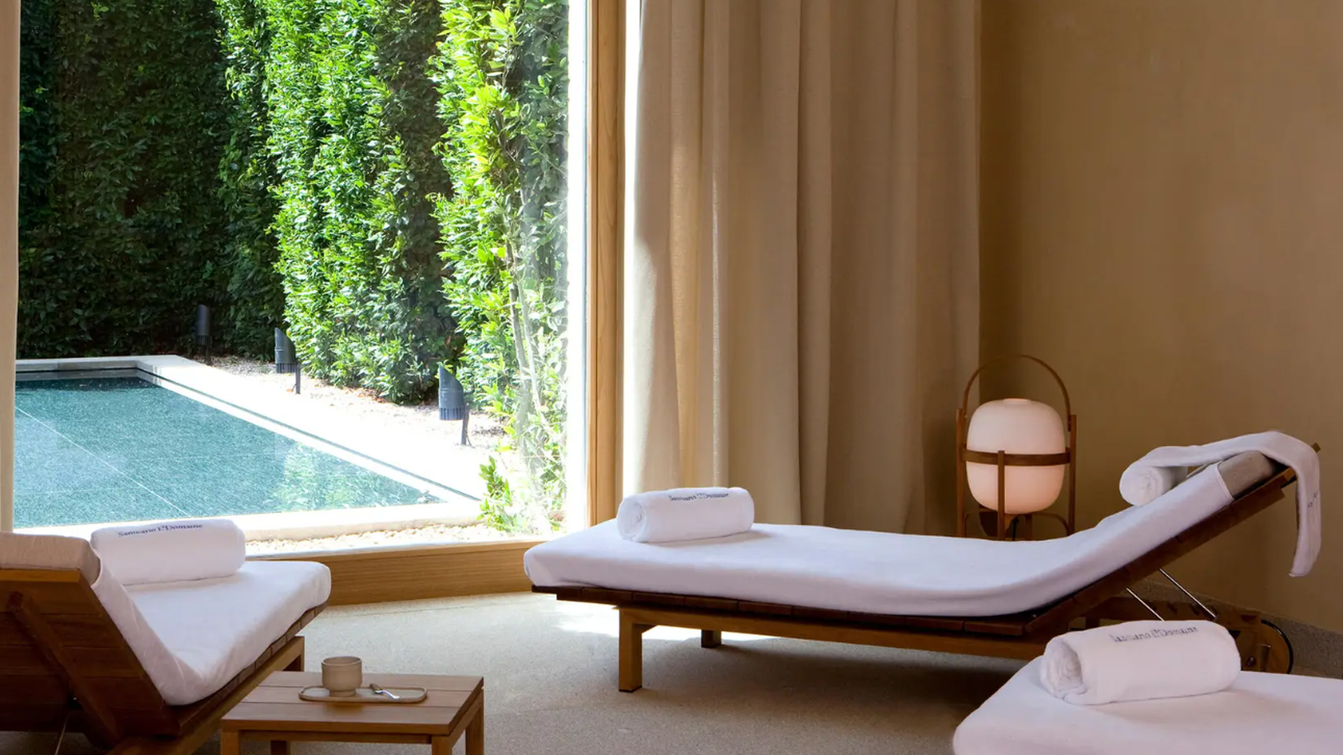 Sala de relax en la Abadía Retuerta