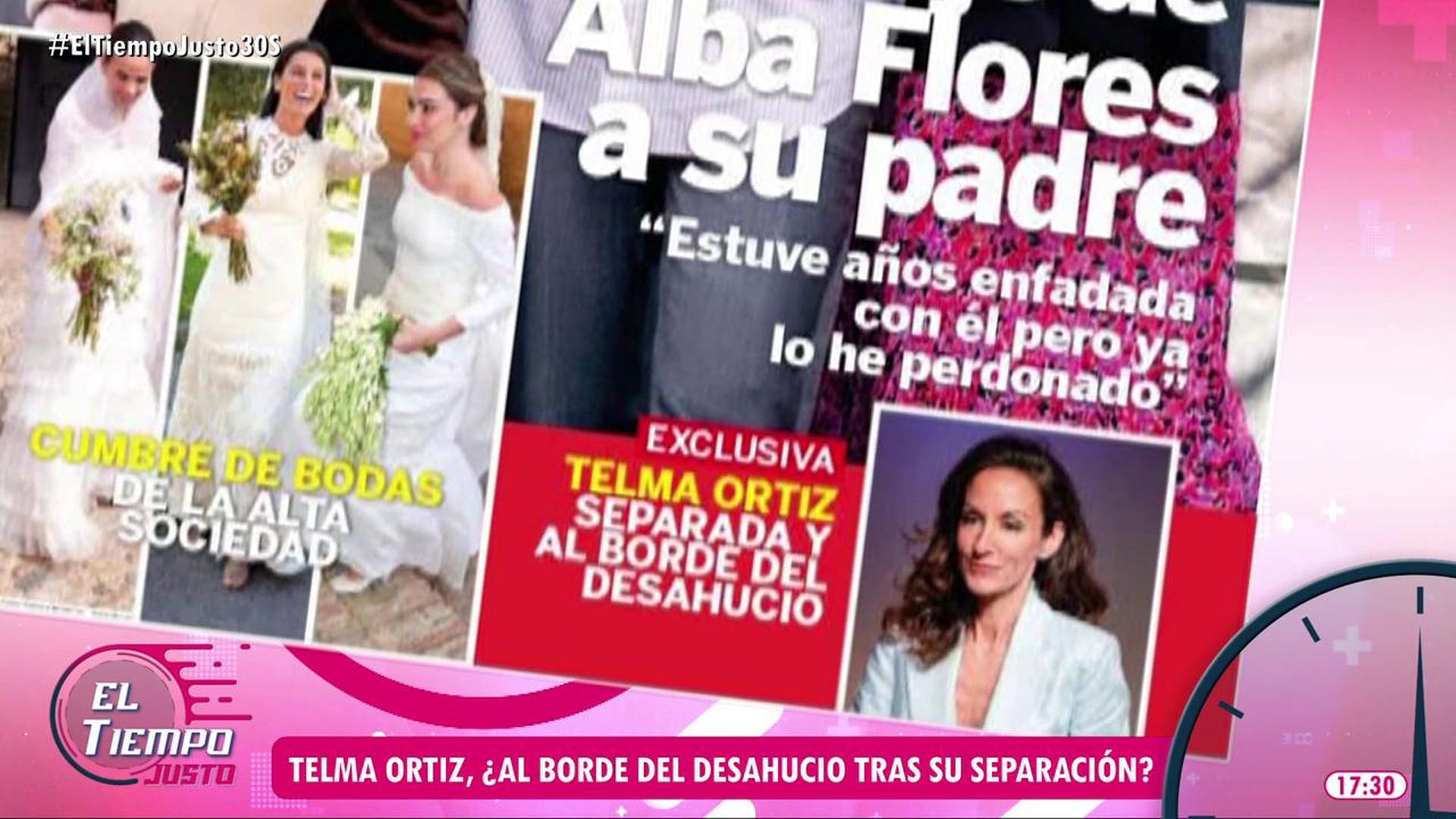 Telma Ortiz en la portada de Lecturas