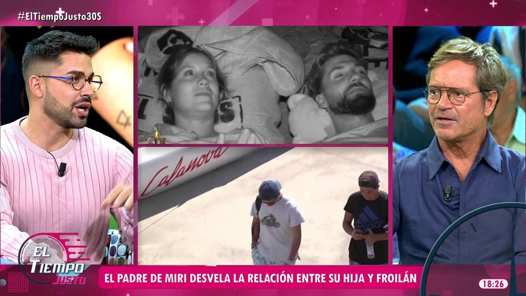 Miguel Frigenti desvela en 'El tiempo justo' lo que opinan los amigos de Froilán de Miri Pérez-Cabrero