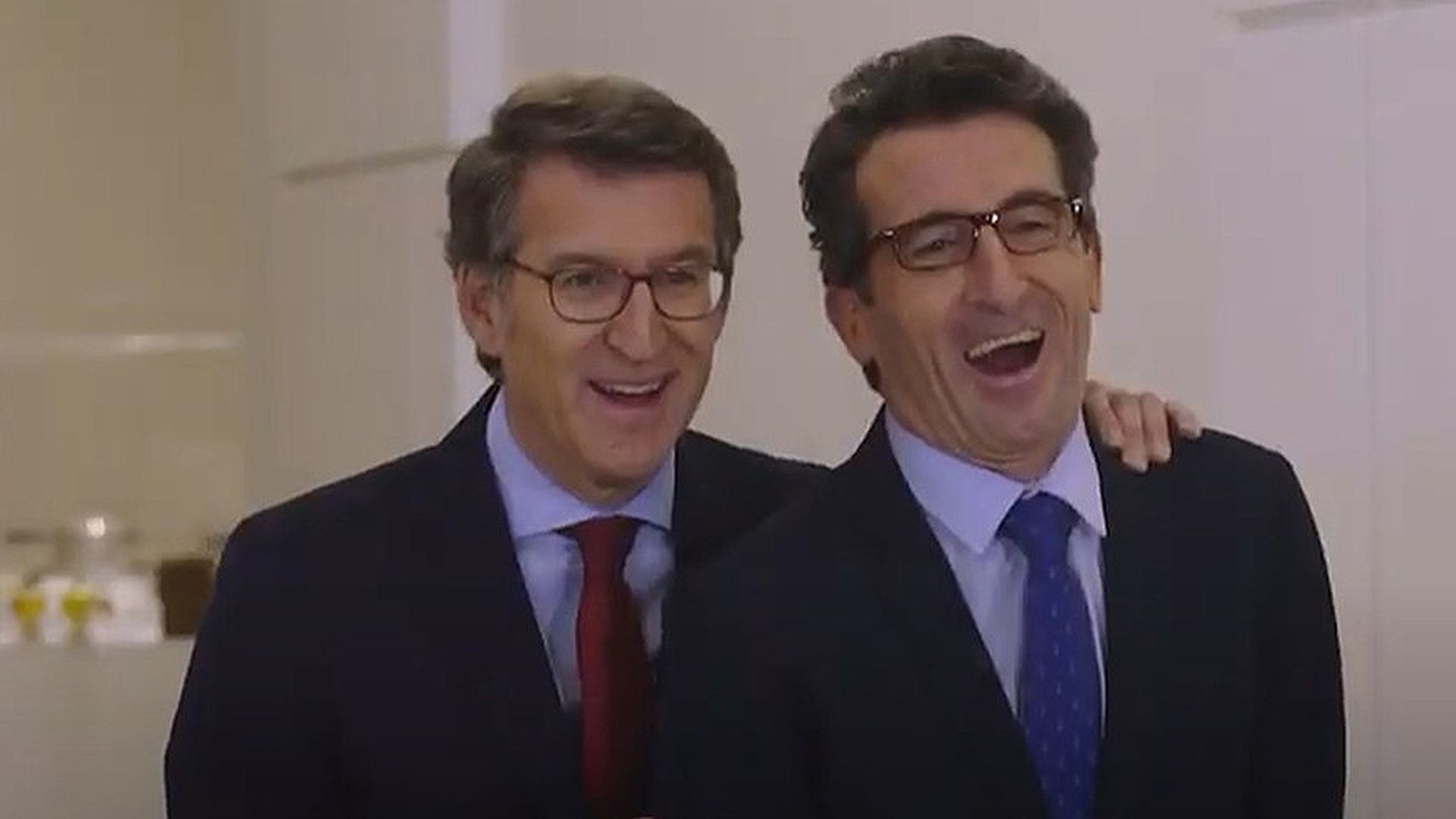 Alberto Núñez Feijóo y Luis Zahera