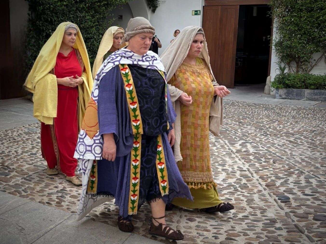 Escena de la representación del grupo de recreación histórica Ibidem en Códoba