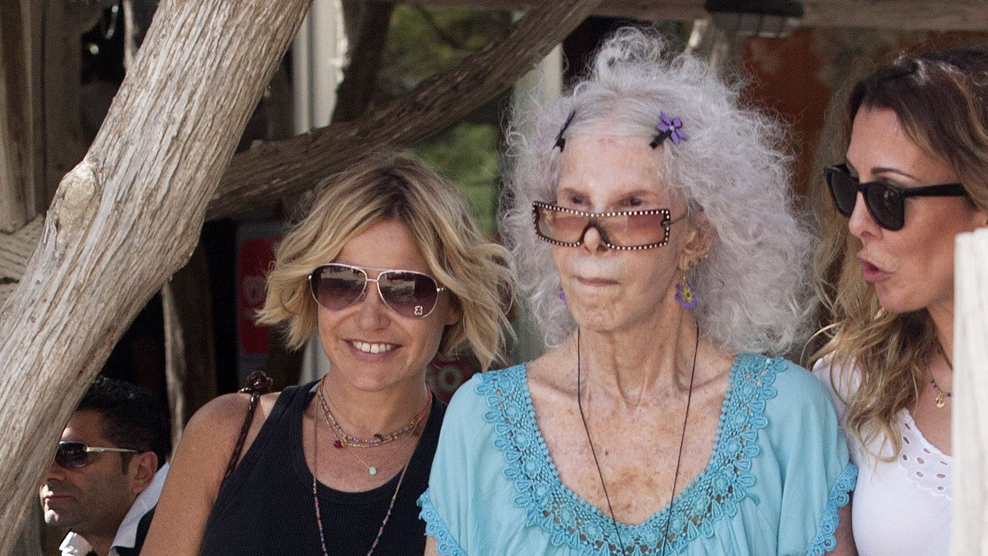 Euegenia Martínez de Irujo con su madre, la duquesa de Alba