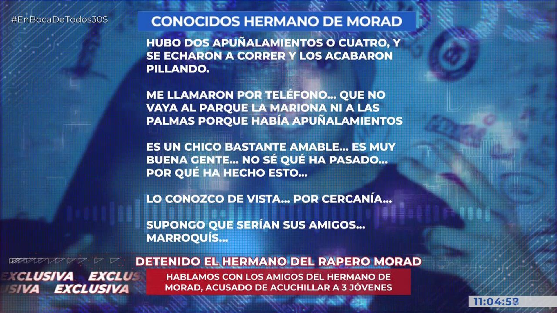 Hablamos con conocidos del hermano de Morad