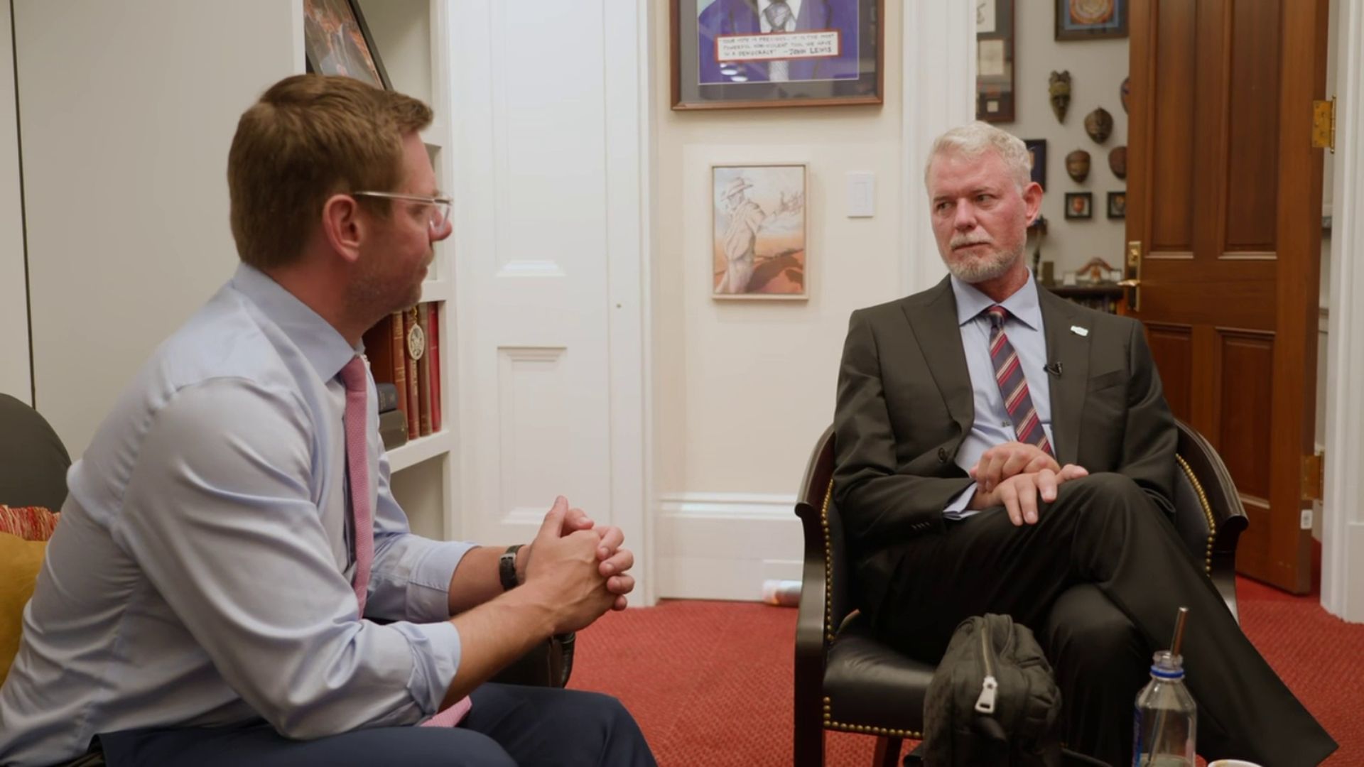 Fotograma del vídeo de Eric Dane en TikTok