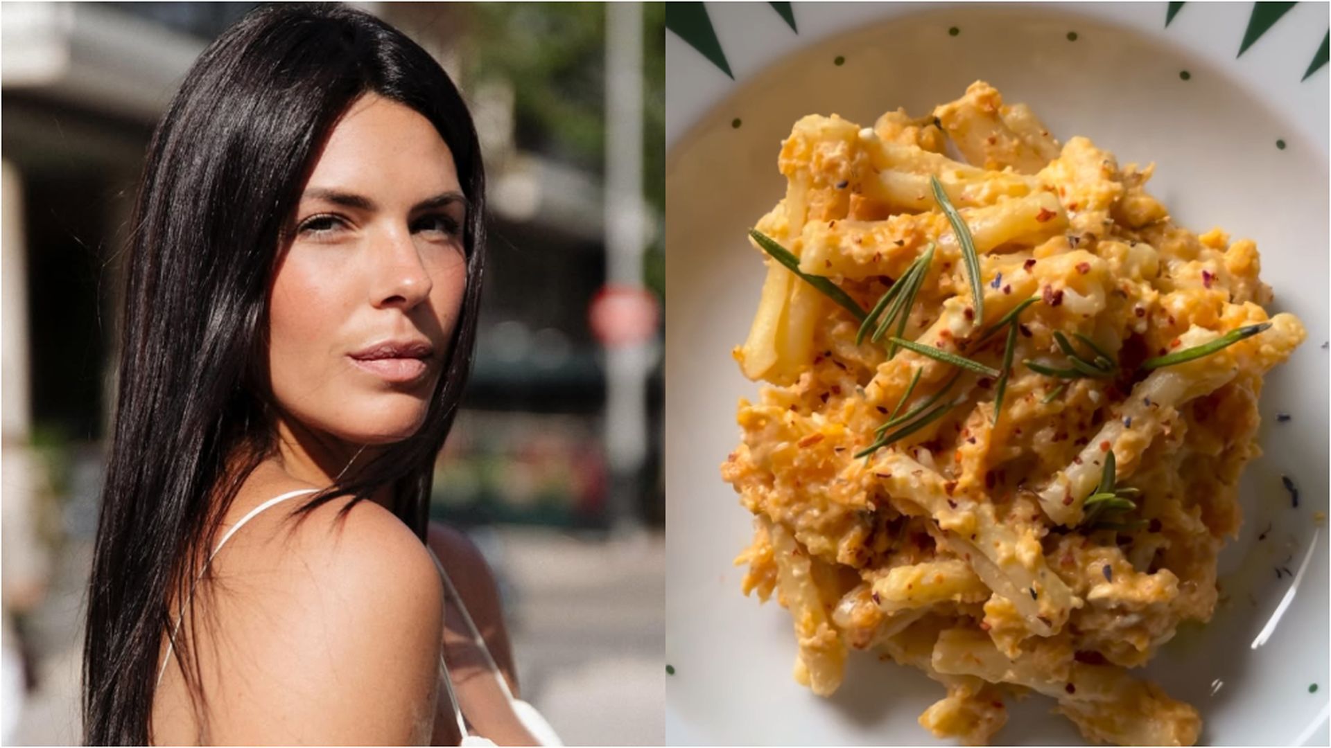 La receta de pasta con salsa de calabaza de Laura Matamoros