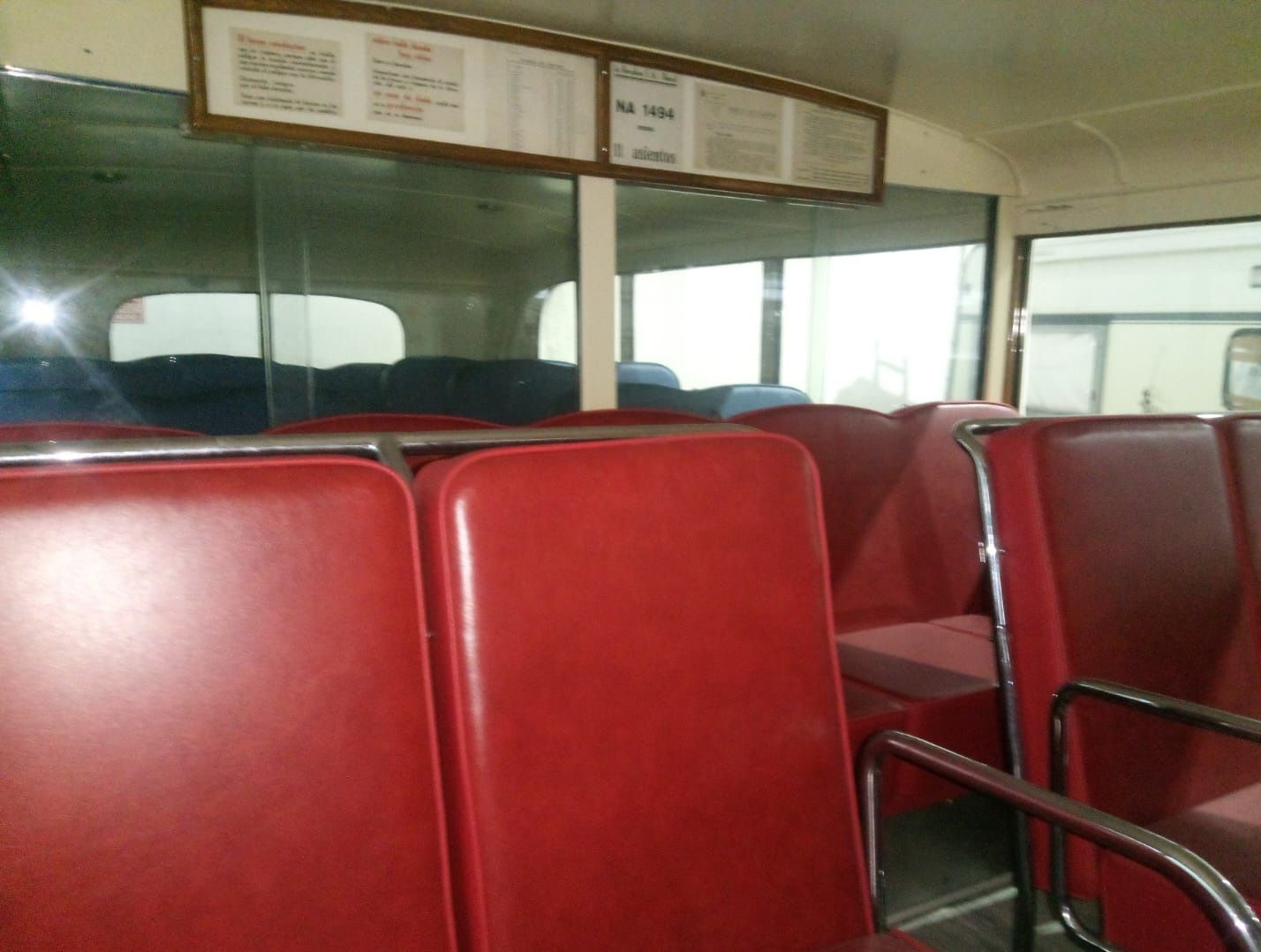 Los asientos se diferenciaban por colores