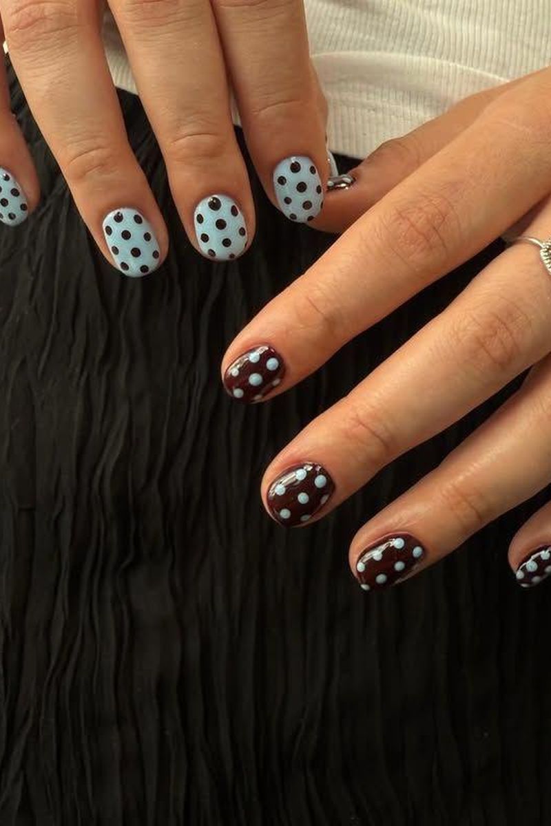 Manicura 'polka dots'