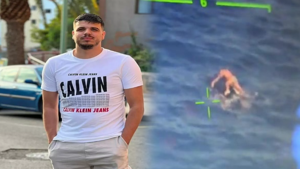 Rescatan con vida sobre una moto de agua a Layonel, un joven desaparecido en Gran Canaria desde el lunes