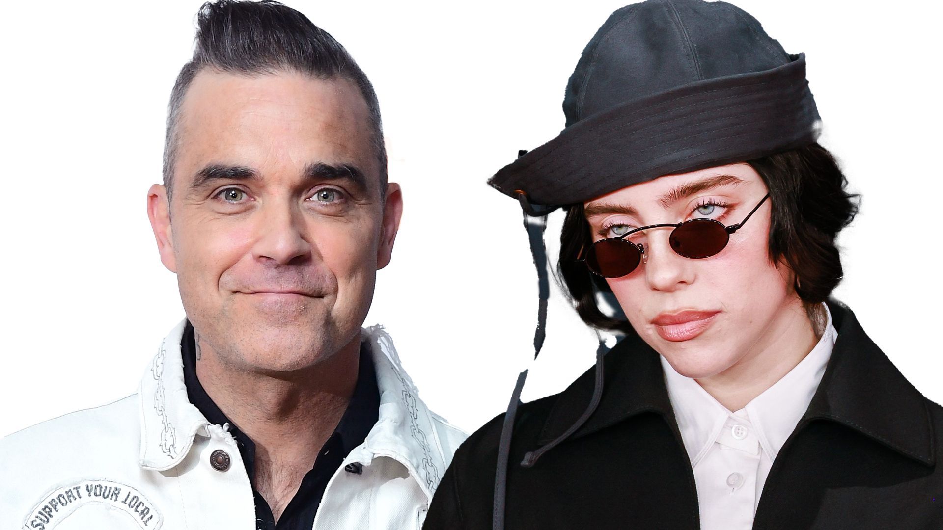 Robbie Williams y Billie Eilish