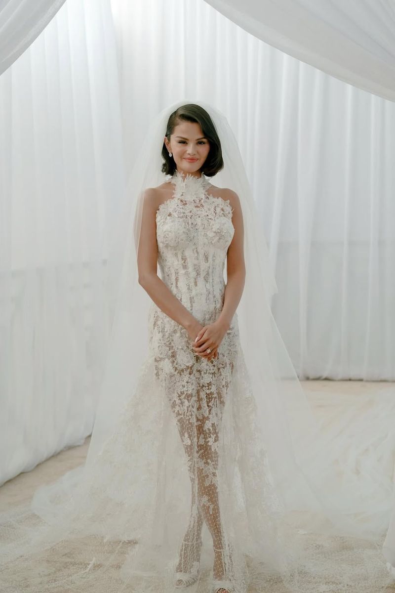 Segundo vestido de novia, de Selena Gomez