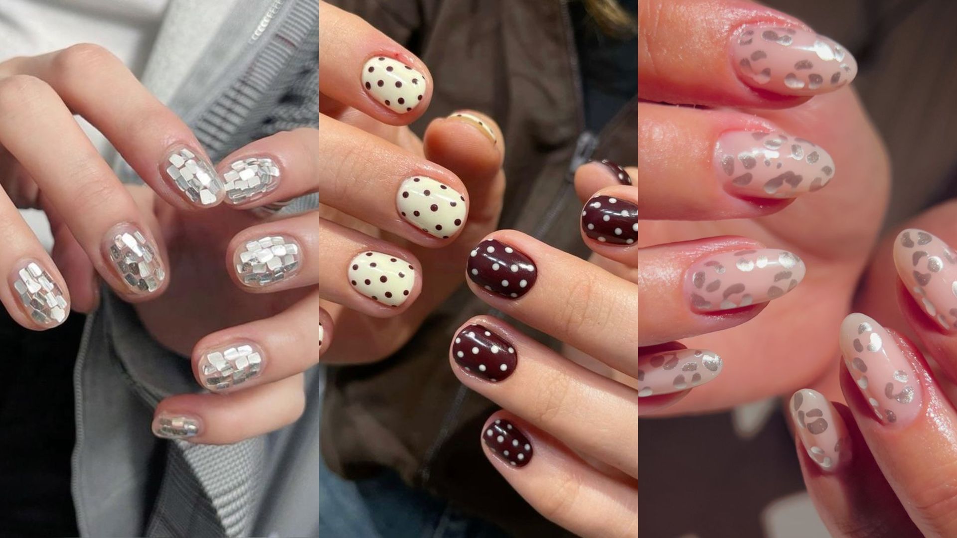 Tendencia 'disco ball' y 'polka dots', en un montaje de fotos