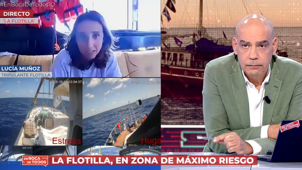Una tripulante de la Flotilla, de la decisión del Gobierno de retirarles su apoyo: "Son cómplices de los genocidas"