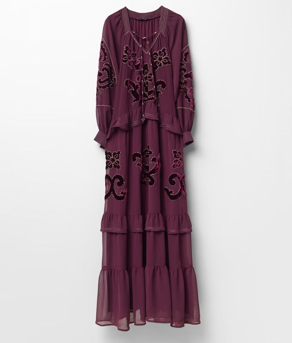 Vestido berenjena