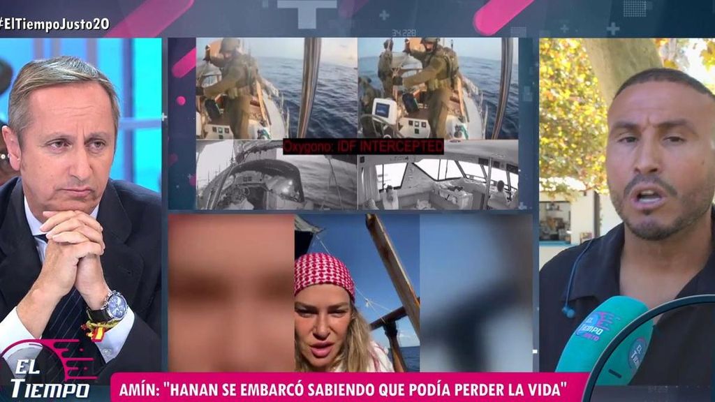 El marido de Hanan Alcalde, en tensión por no tener noticias de su mujer, se enzarza en directo con Carlos Cuesta: "Eres una persona inhumana"