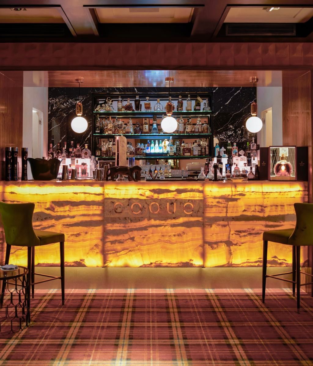 La coctelería es la primera parada dentro de la experiencia actual en este dos estrellas Michelin