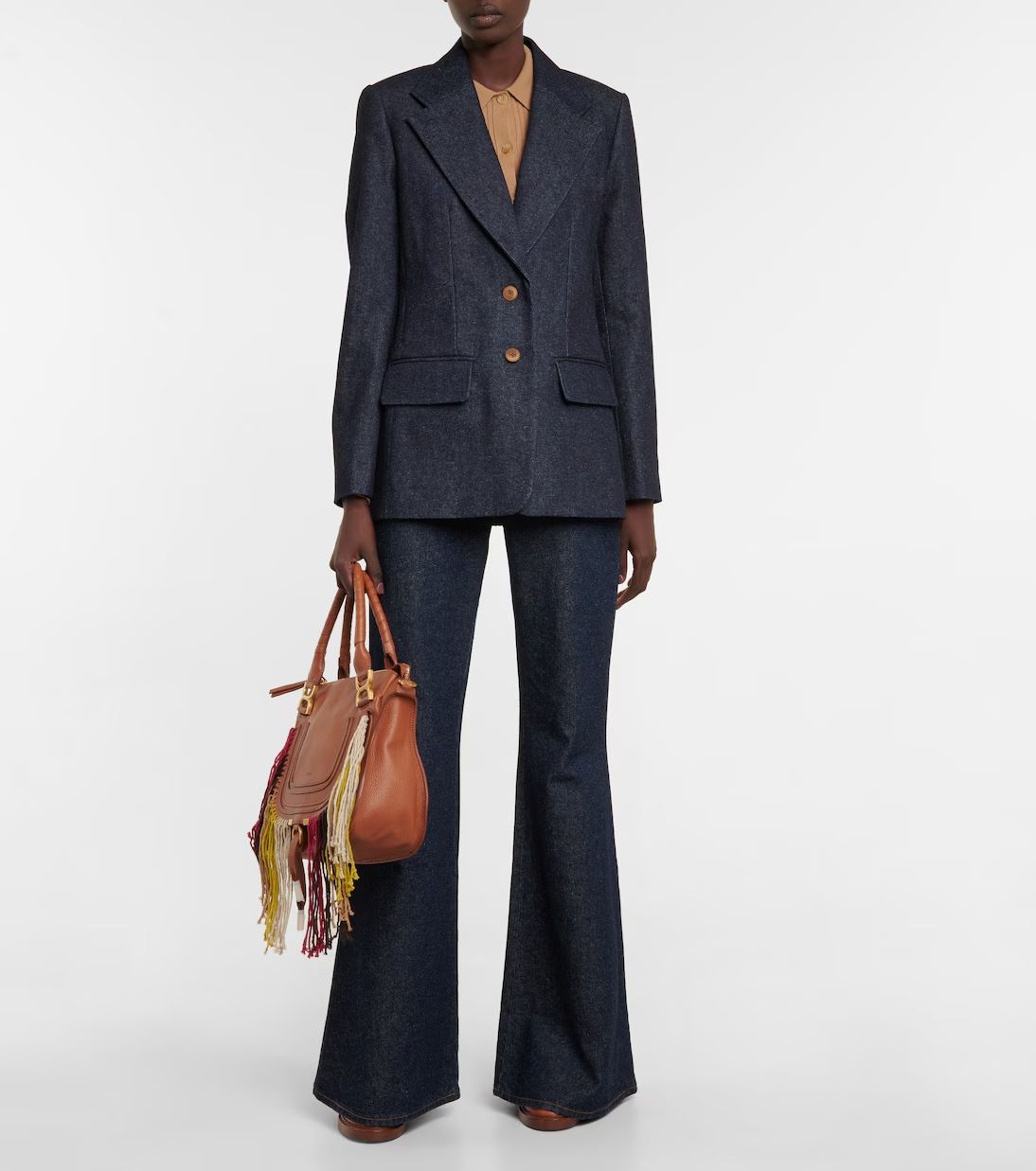 Conjunto vaquero de Chloé, de blazer y pantalón