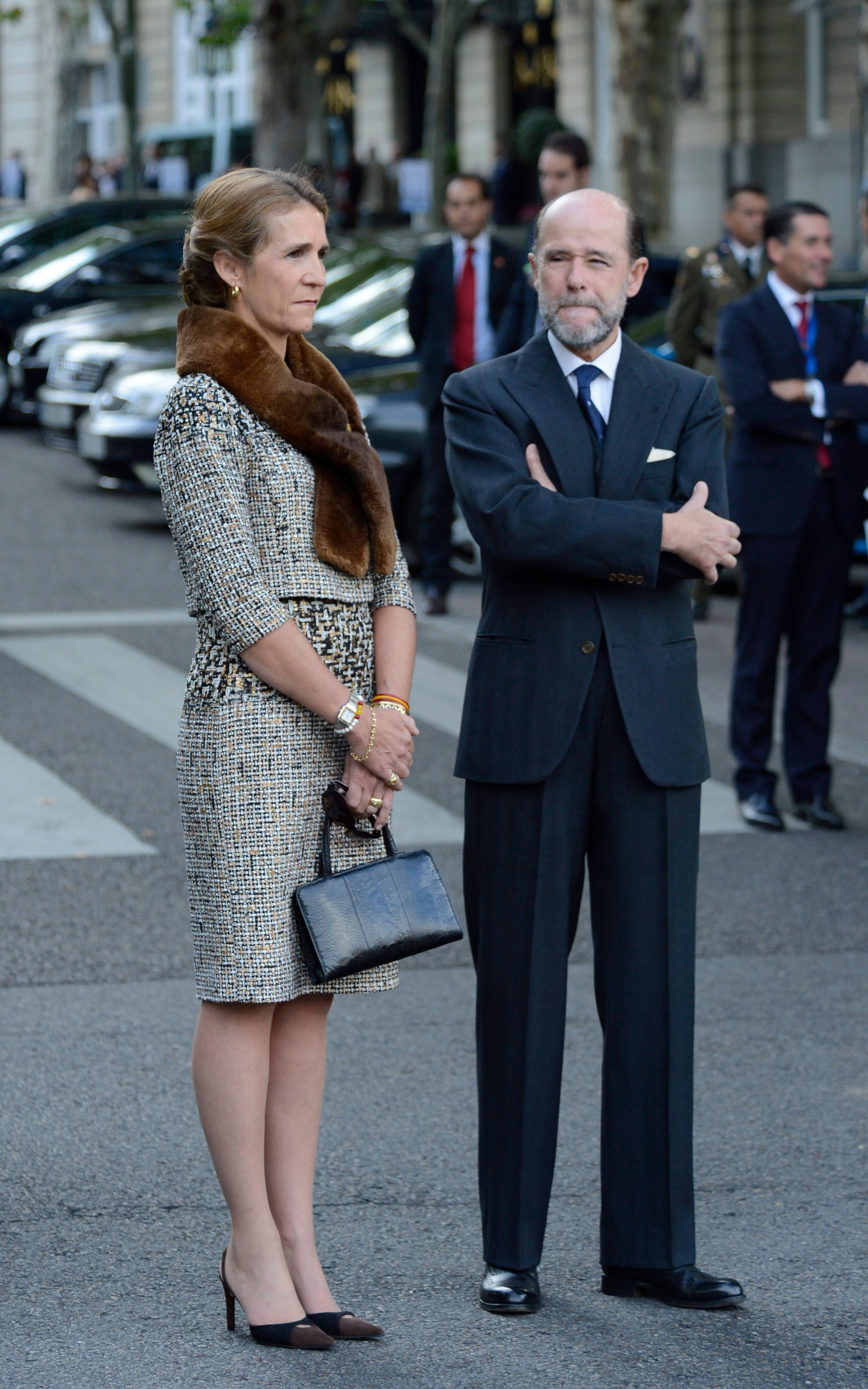 El look de la Infanta Elena en el 12 de octubre