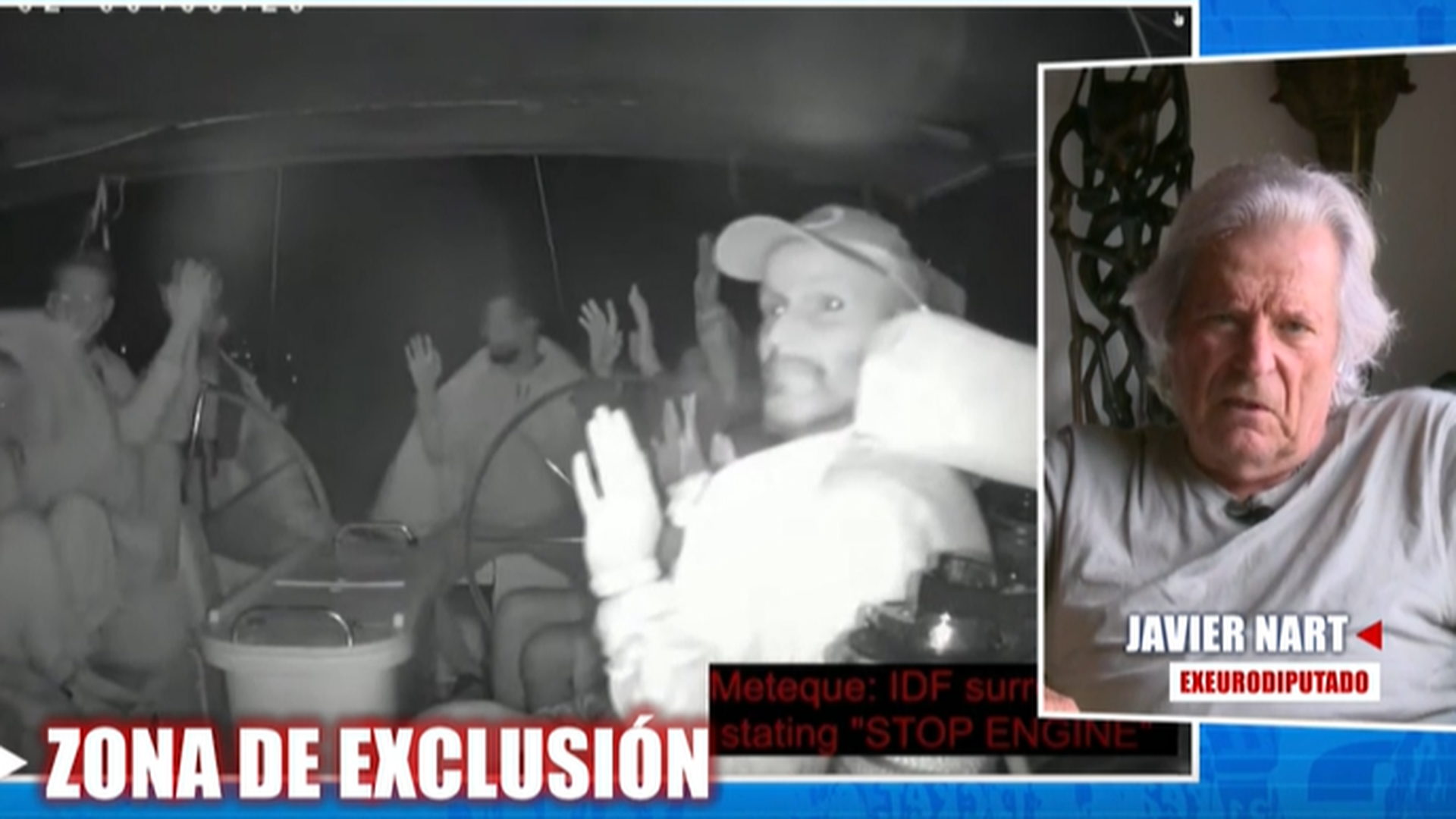 Javier Nart revela las consecuencias de la detención de la flotilla en aguas internacionales: "Lo que han hecho son secuestros" Javier Nart revela las consecuencias de la detención de la flotilla en aguas internacionales: "Lo que han hecho son secuestros"