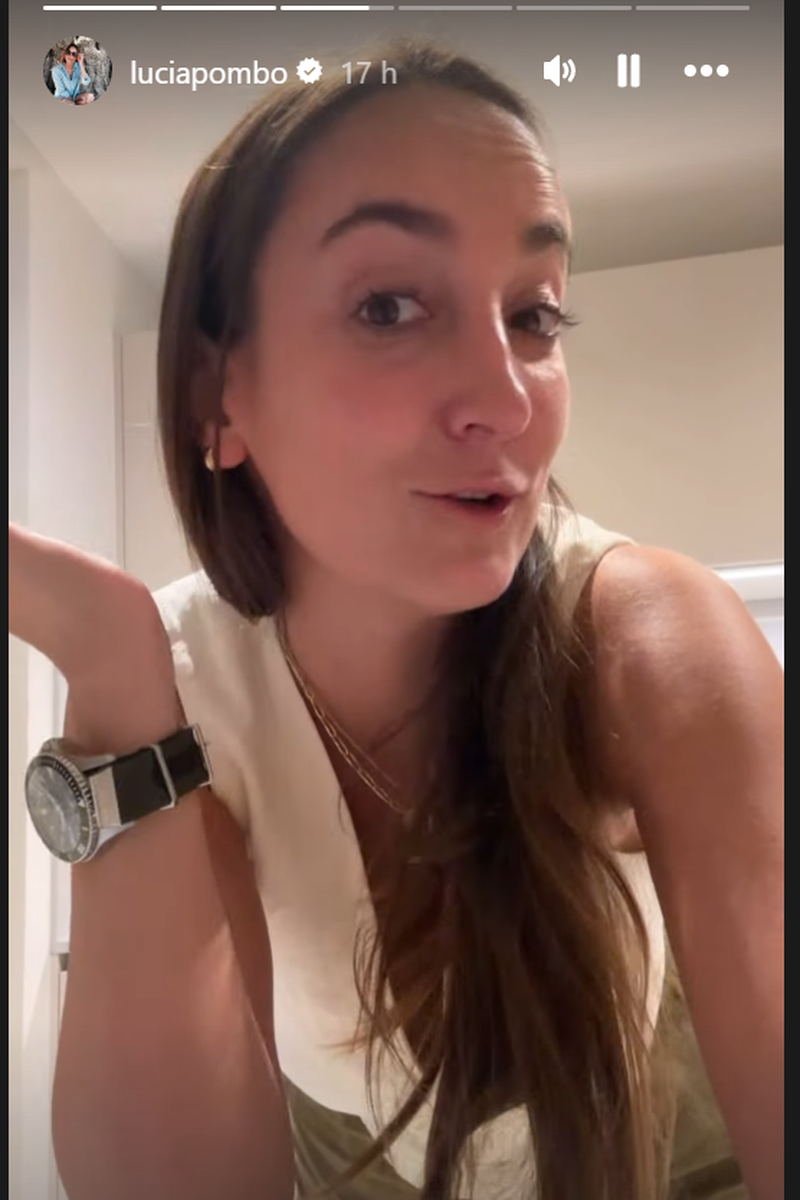 Lucia Pombo desmiente los rumores de embarazo