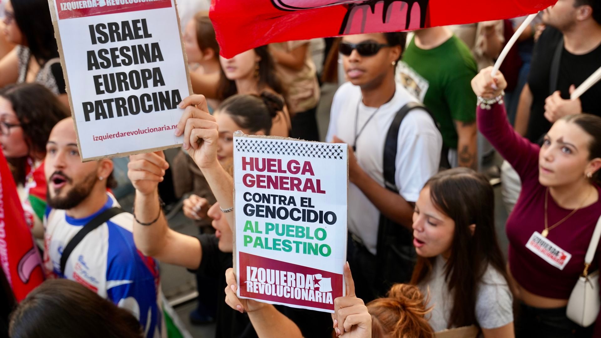 Manifestación propalestina en Bilbao