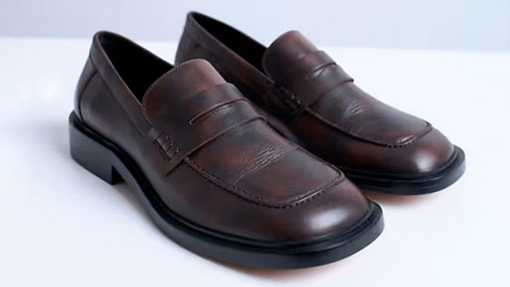 Mocasines de punta cuadrada